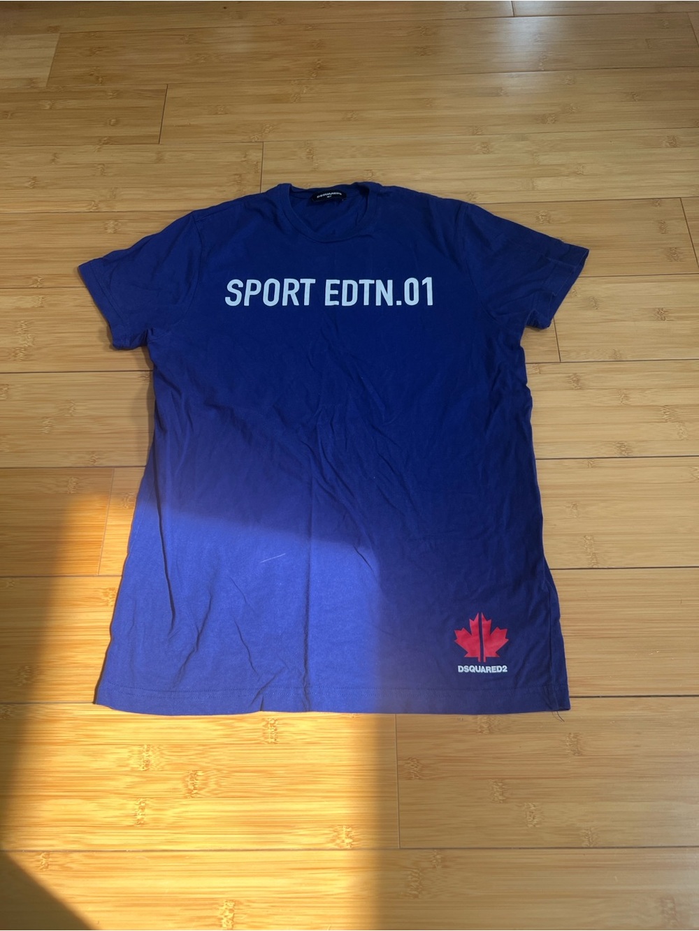 DSQUARED2 Royal Blue Graphic 'SPORT EDTN.01' Short Sleeve Tee